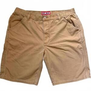 Big Mac Authentic Workwear Khaki Brown Carpenter Utility Work Shorts Size 40